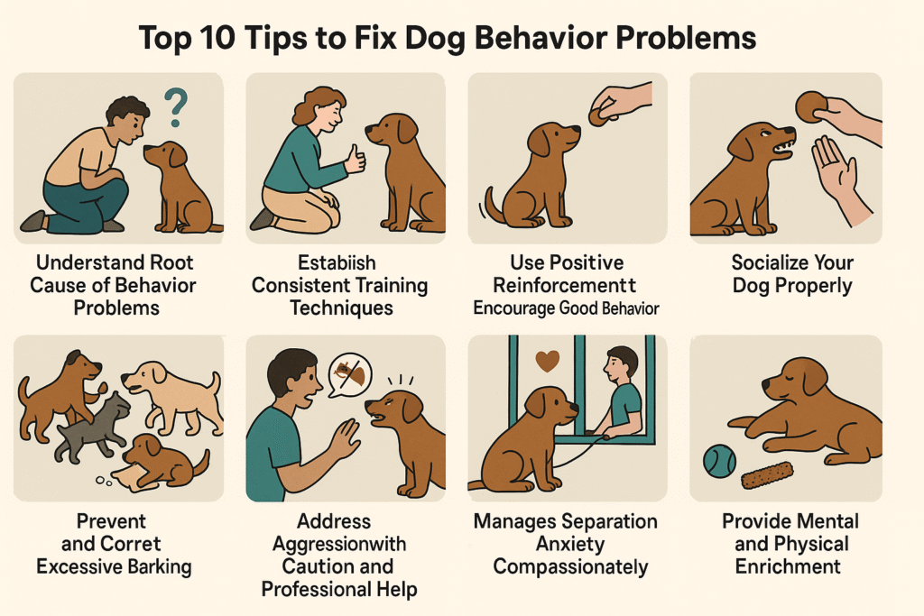 Top 10 Tips to Fix Dog Behavior Problems
