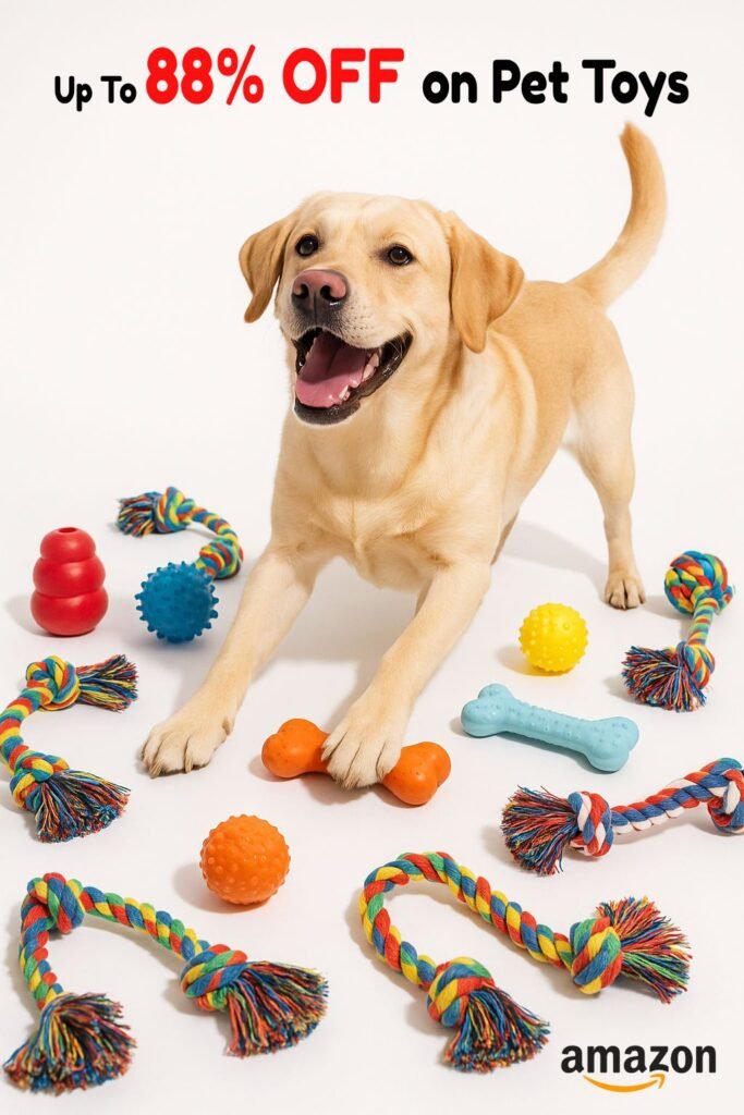 Up To 88% OFF on Pet Toys – Shop Now on Amazon